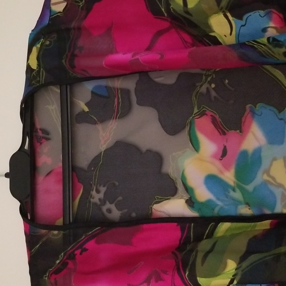 Long sheer silk cover up - Picture 2 of 4